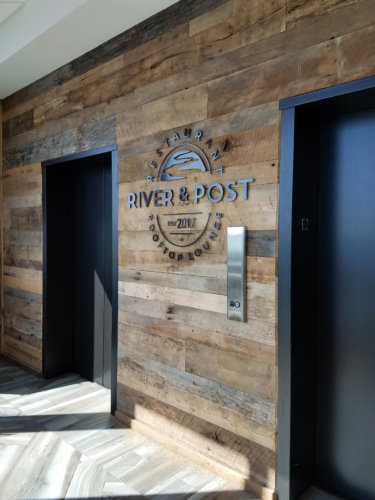 River & Post Restaurant Standoff