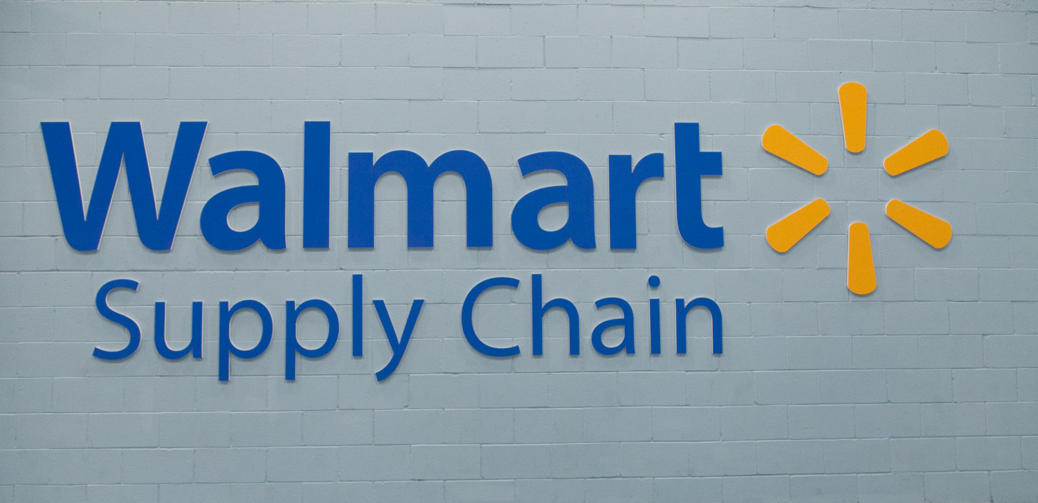 Walmart foam core lettering