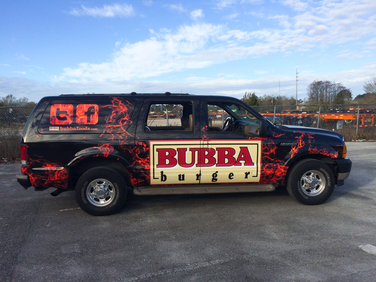 Bubba Burger Vehicle Wrap