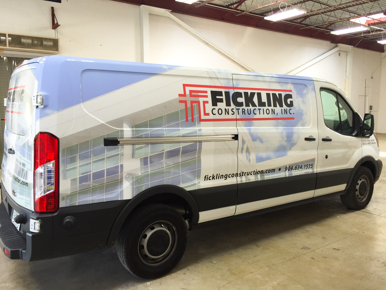 Ficking Construction Vehicle Wrap
