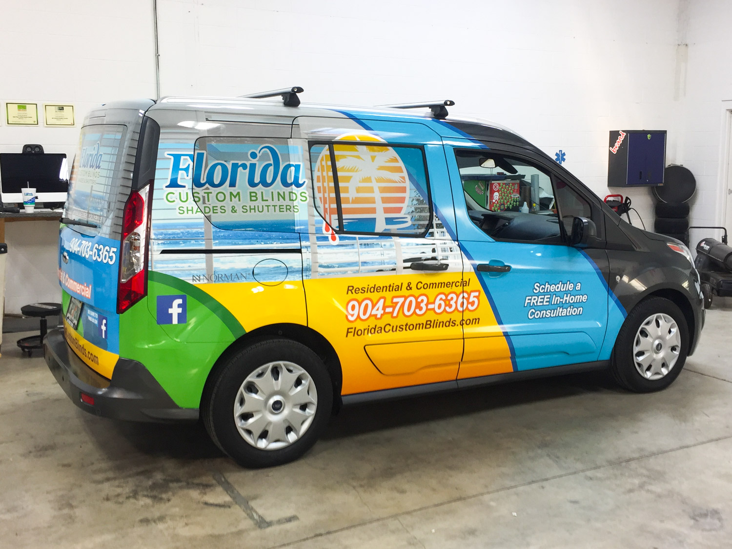 Florida Custom Builds Vehicle Wrap