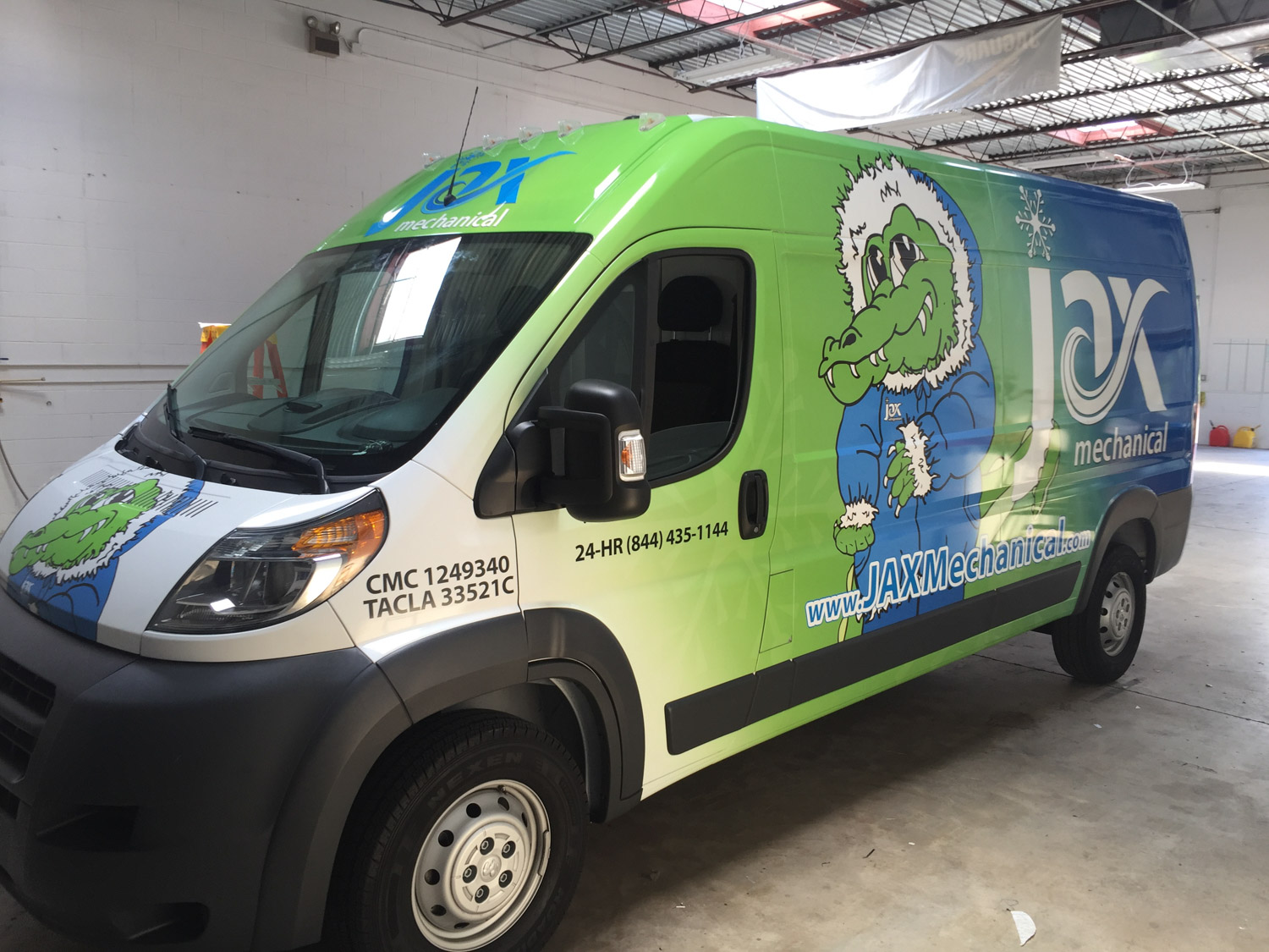 Jax Mechanical Vehicle Wrap