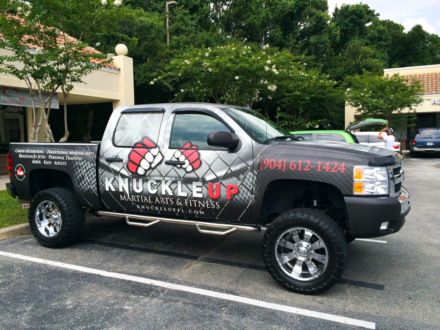Knuckle Up Vehicle Wrap