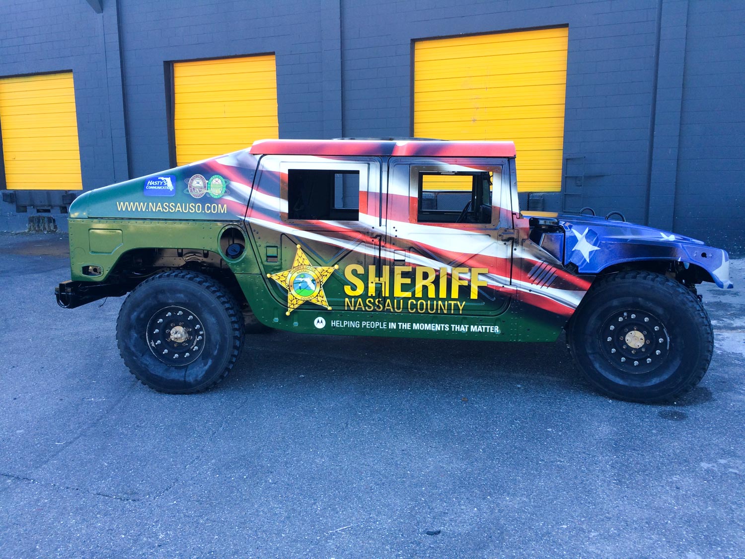 Nassau Sheriff Vehicle Wrap 